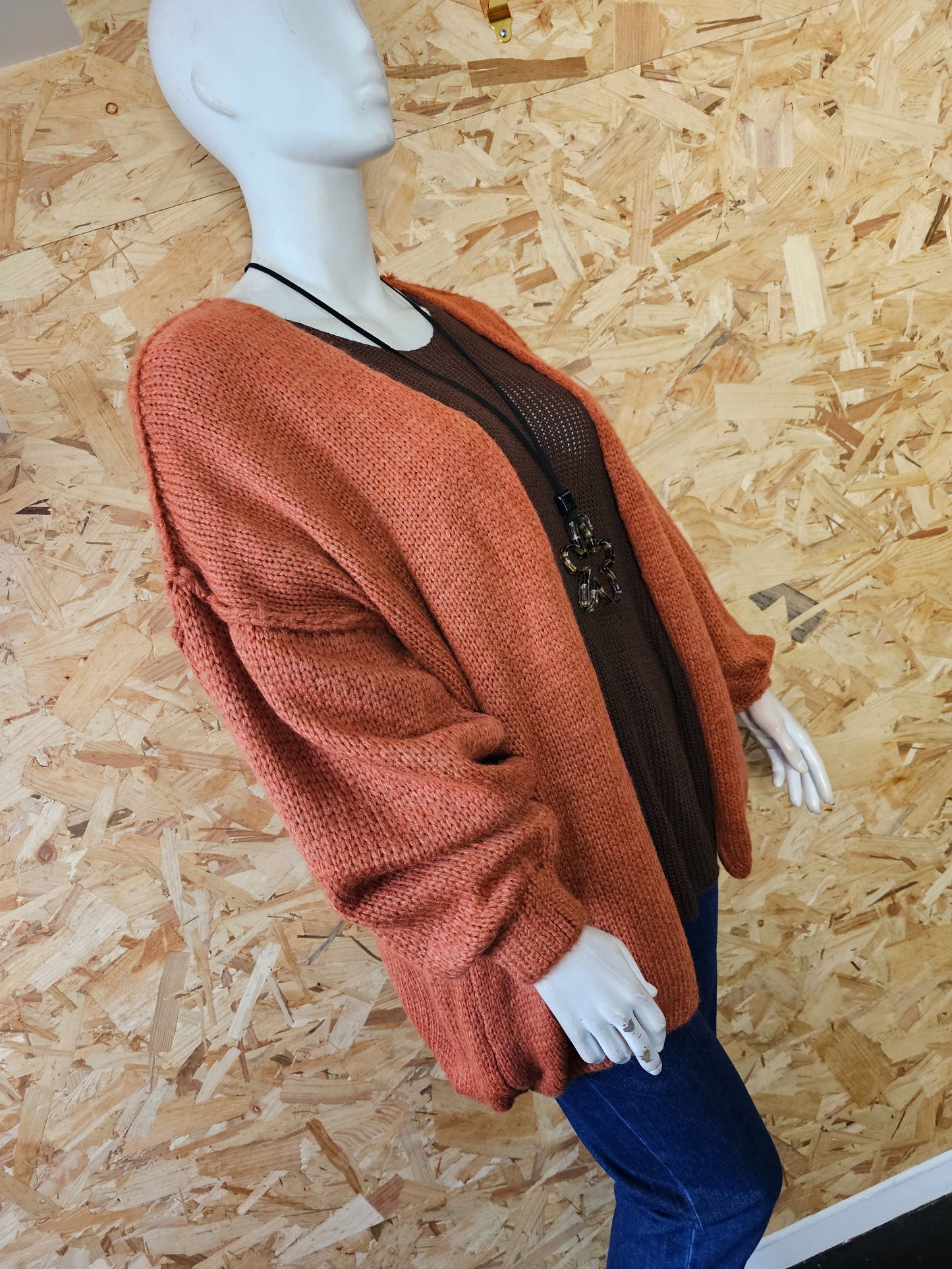 Gilet en lainage moelleux