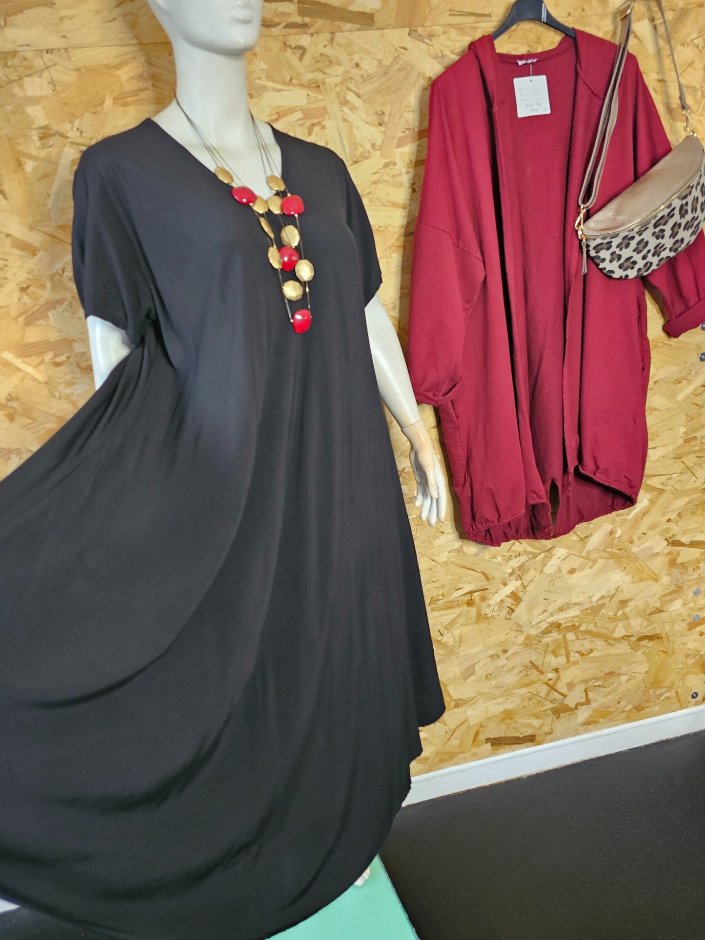 Robe longue évasée