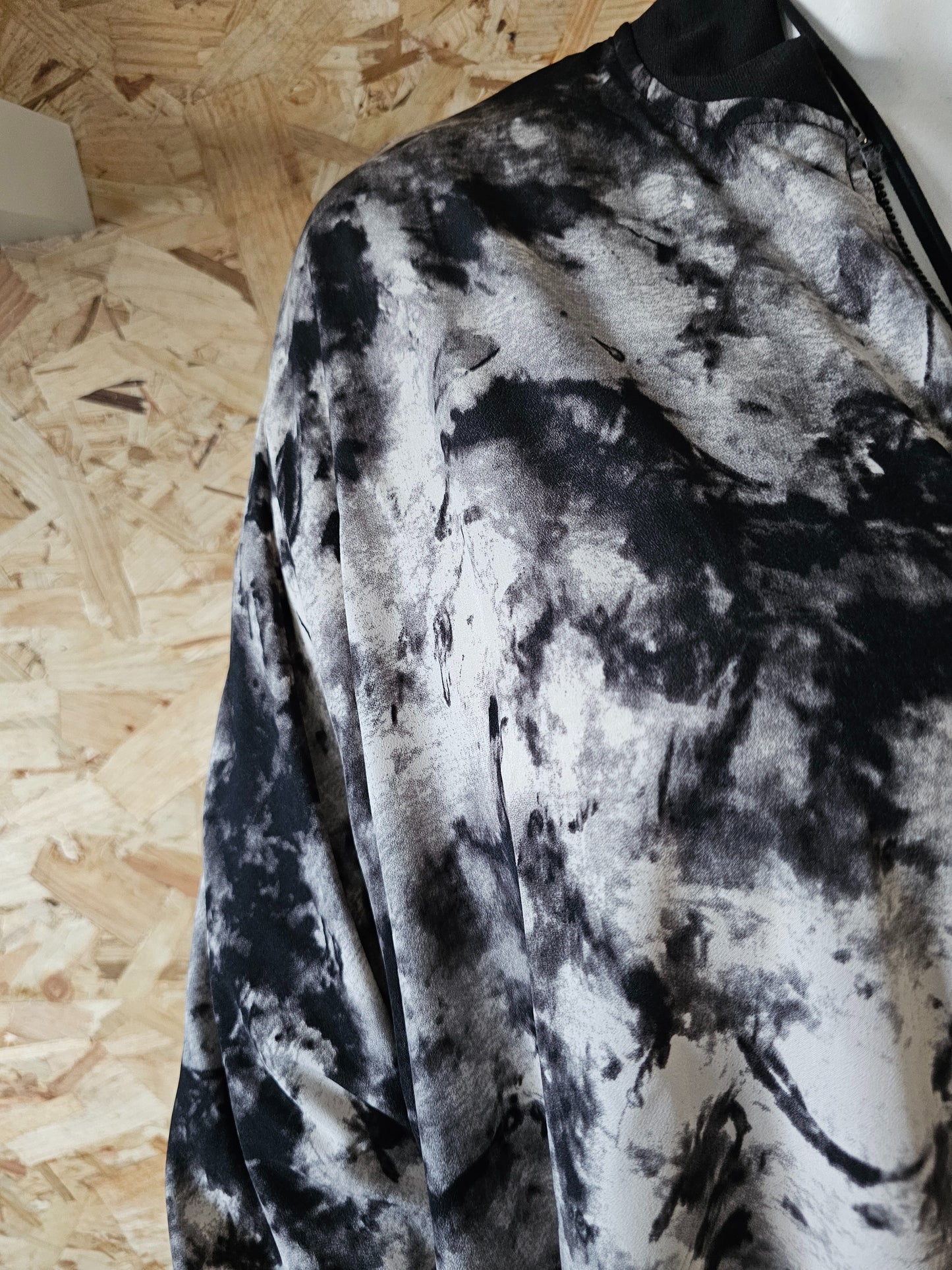 Bombers évasé motif marbré