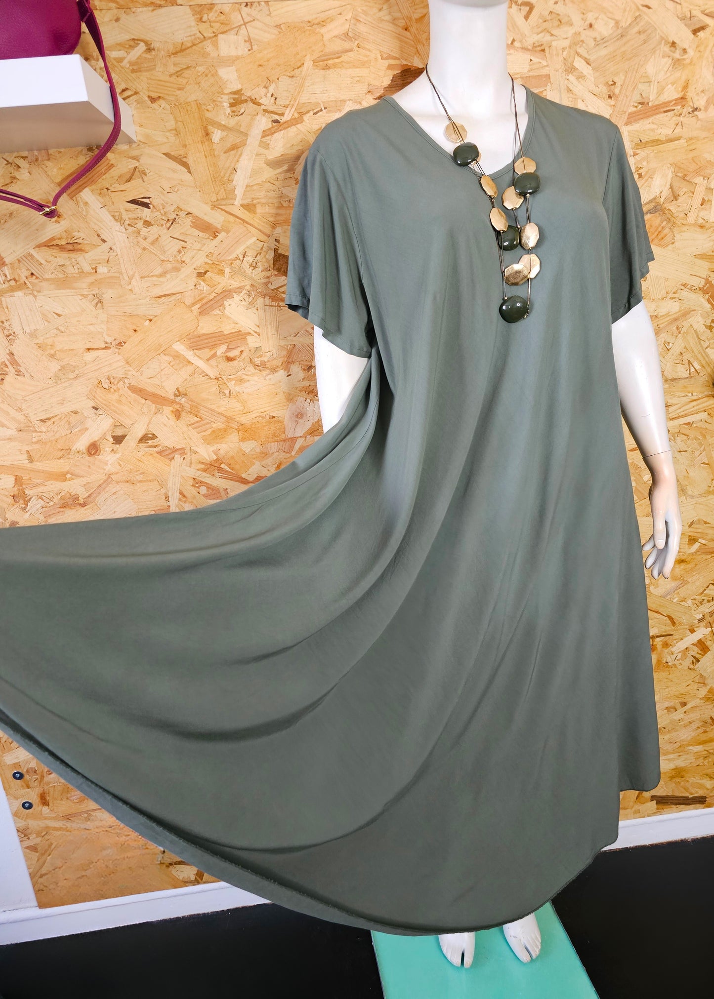Robe longue évasée