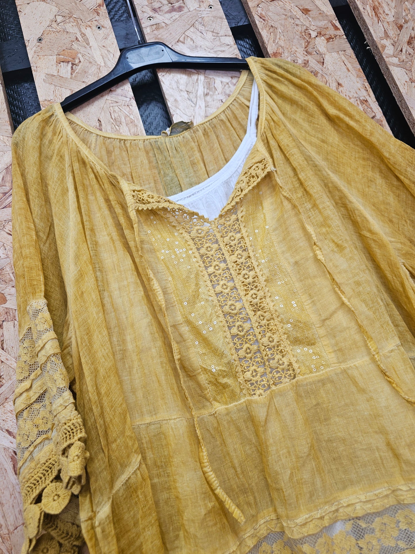 Tunique bohème chic voile de coton