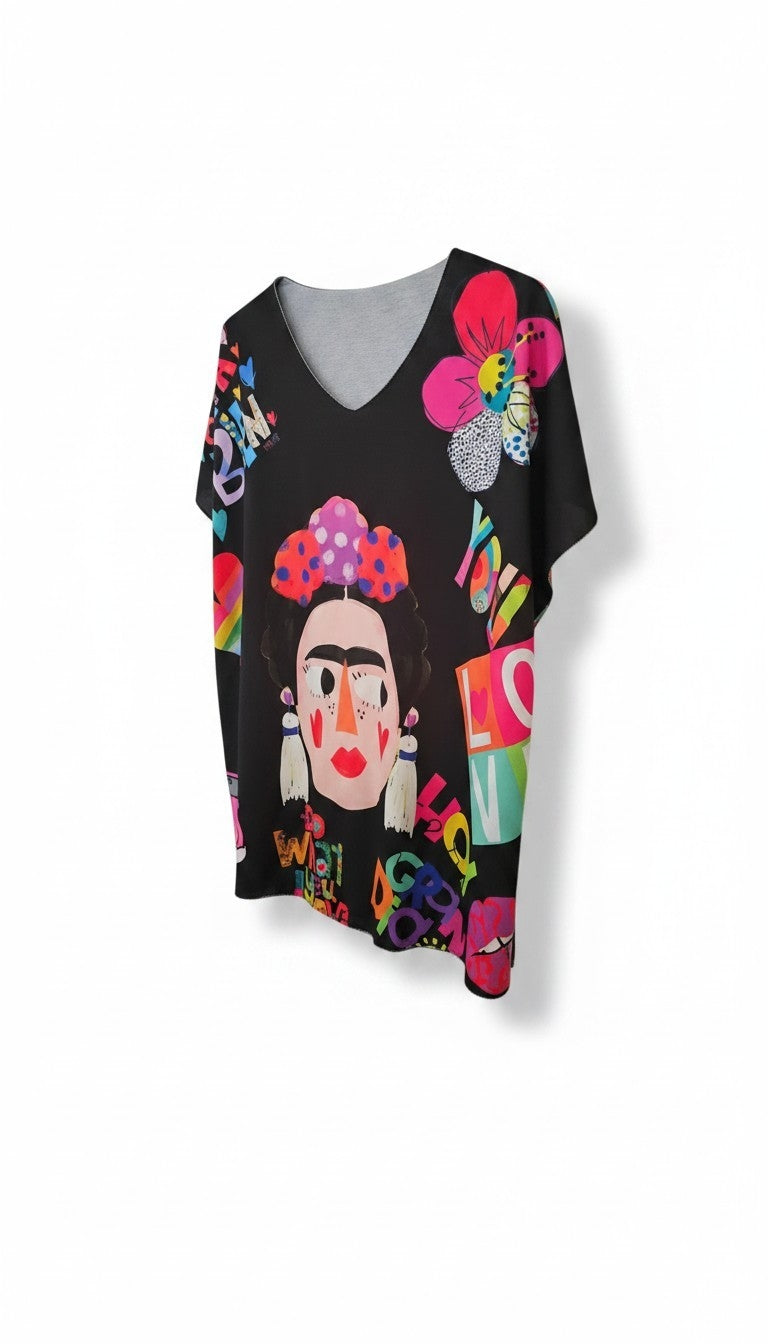 Teeshirt inspiration Frida, style Picasso