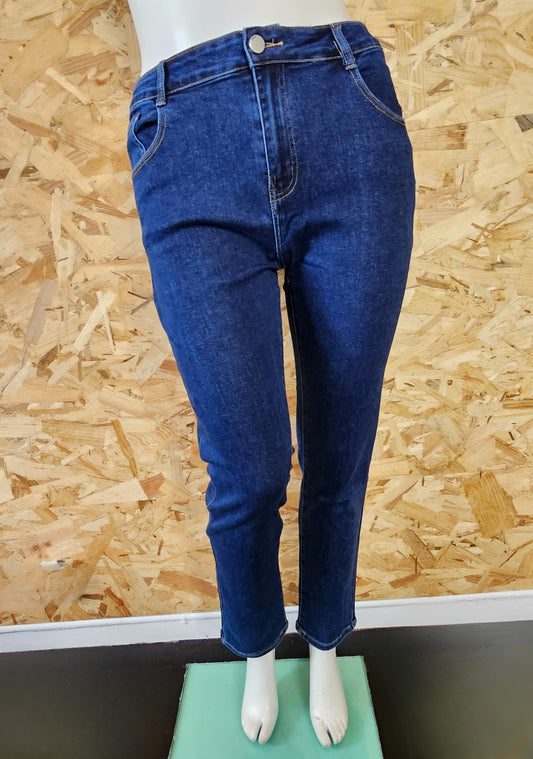 Jeans bleu brut