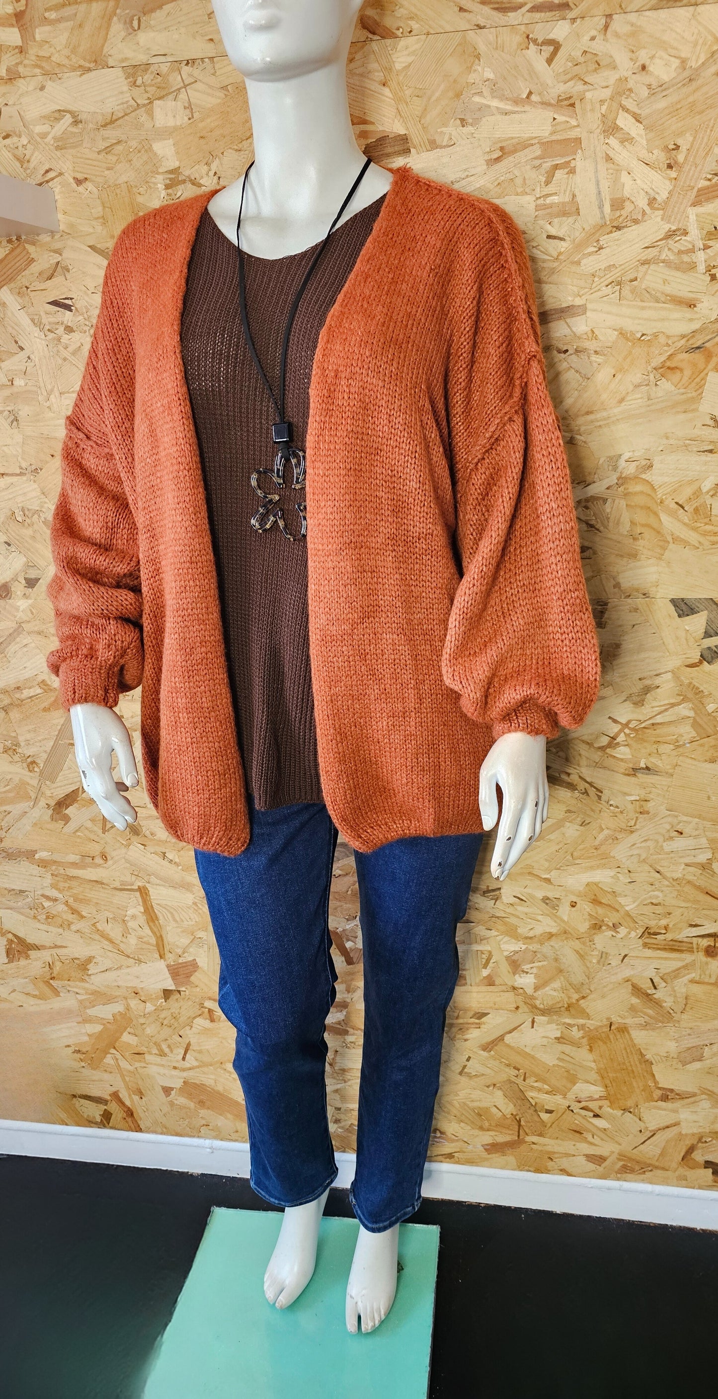 Gilet en lainage moelleux