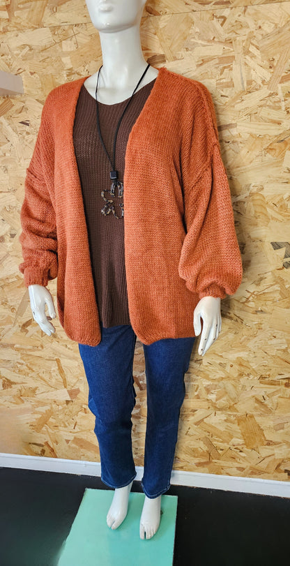 Gilet en lainage moelleux