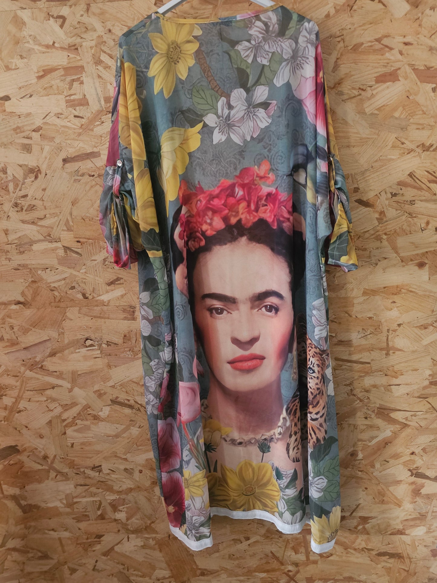 Kimono de mousseline imprimée