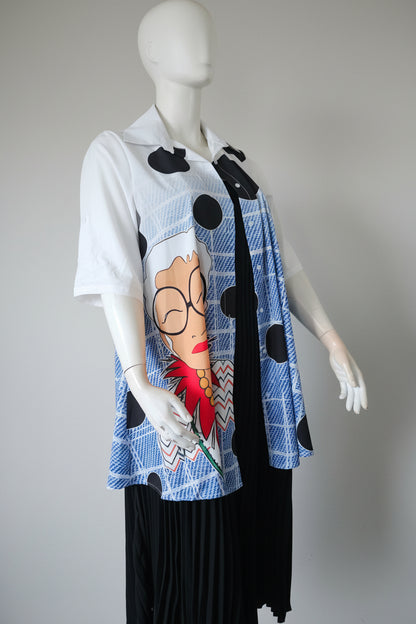 Chemise longue moti inspi Iris Apfel