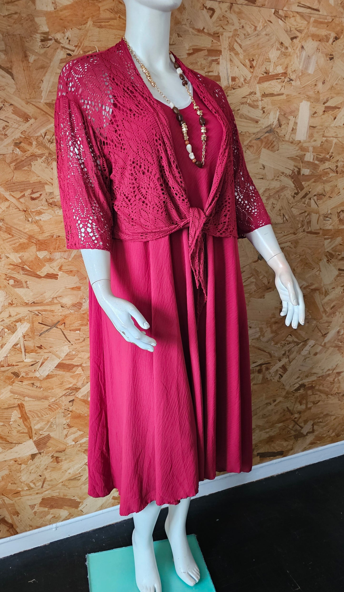 Robe évasée à bretelles