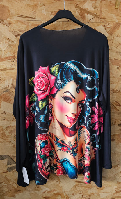 Tunique Pin-up maille lycra