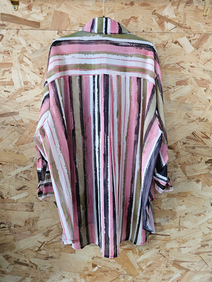 Chemise rayée colorée
