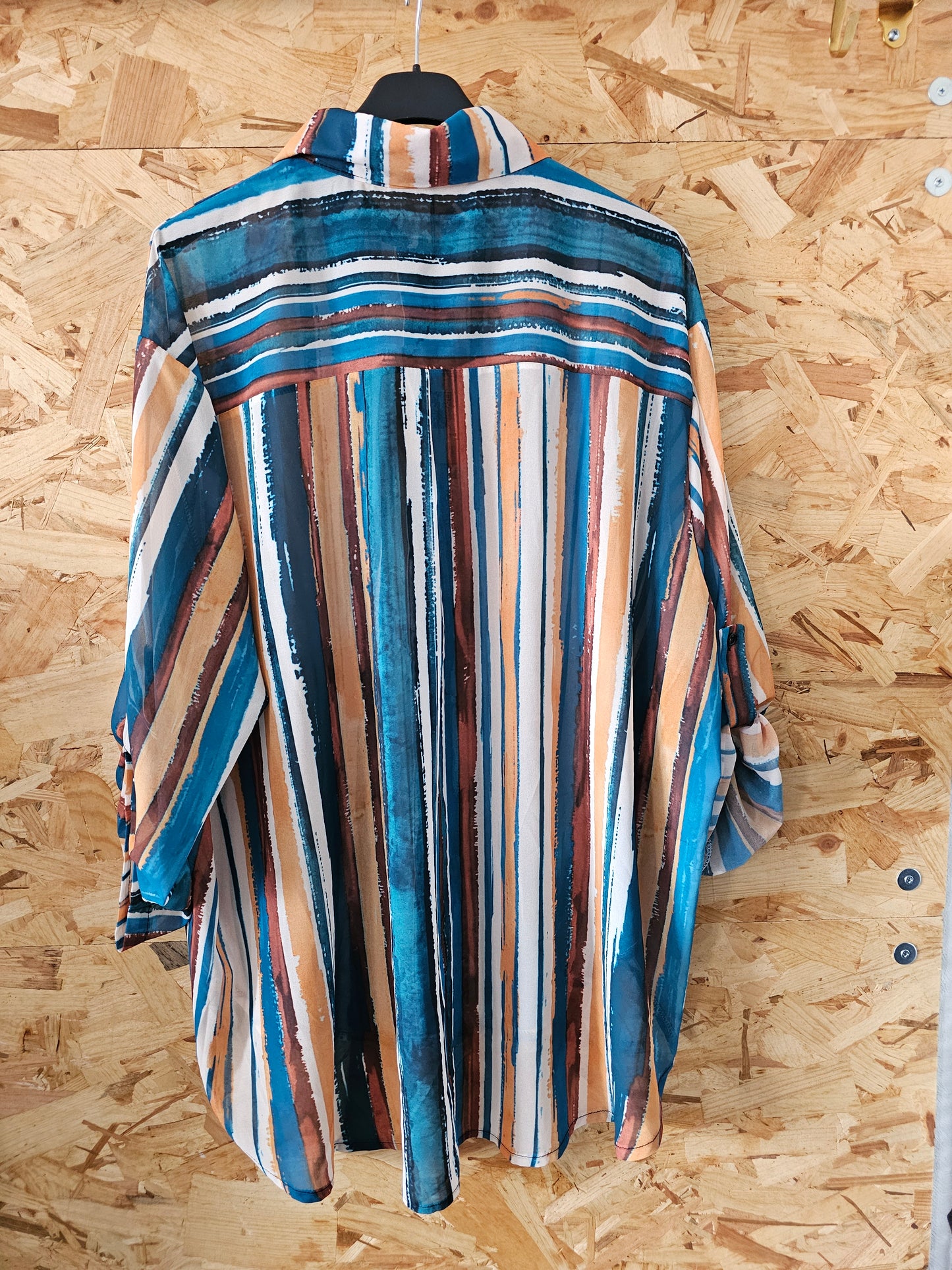 Chemise rayée colorée