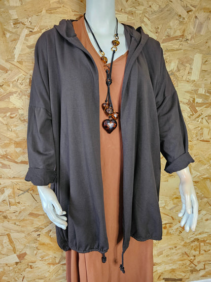 Veste sweat coton lycra