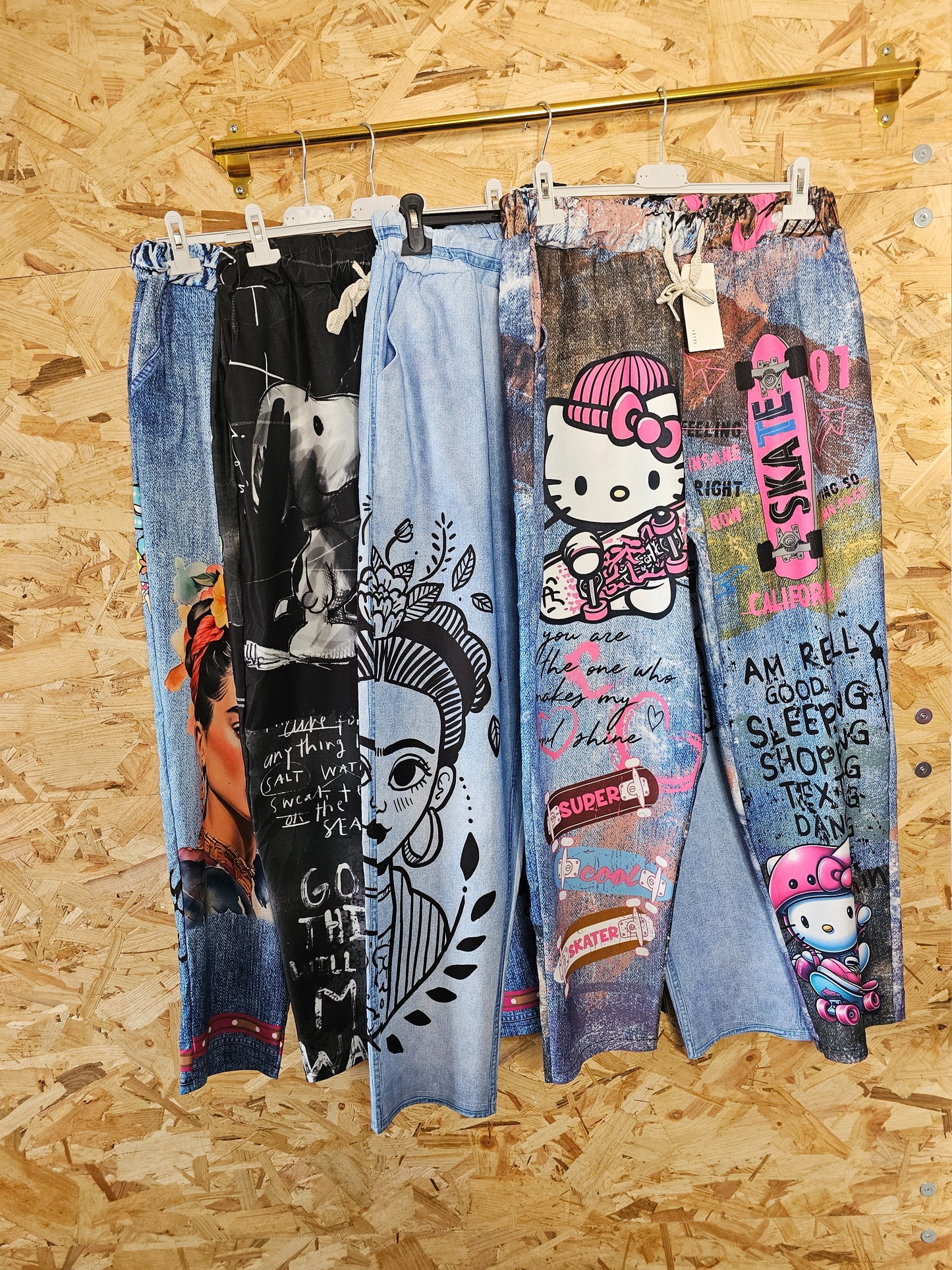 Pantalon stretch, version Kitty