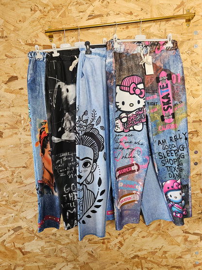 Pantalon stretch, version Kitty