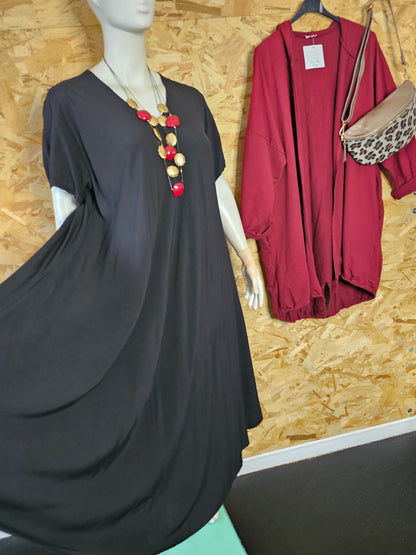 Robe longue évasée