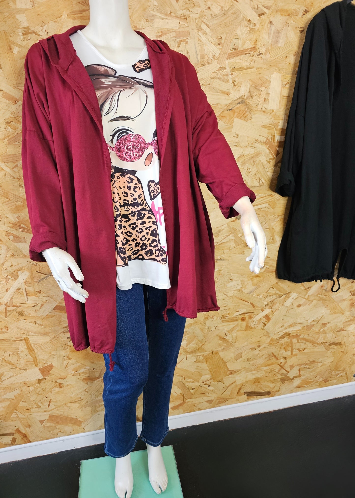 Veste sweat coton lycra