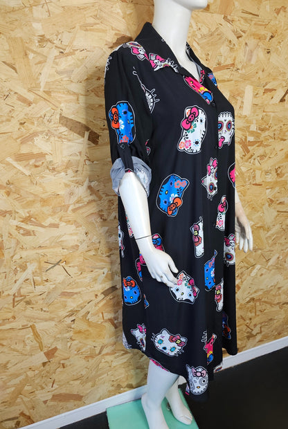 Robe chemise longue Hello Kitty