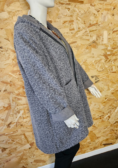 Manteau sportchic laine bouillie