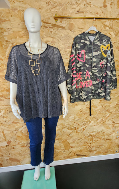Veste type bombers, inspiration militaire