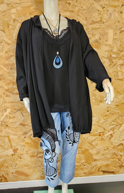 Veste sweat coton lycra
