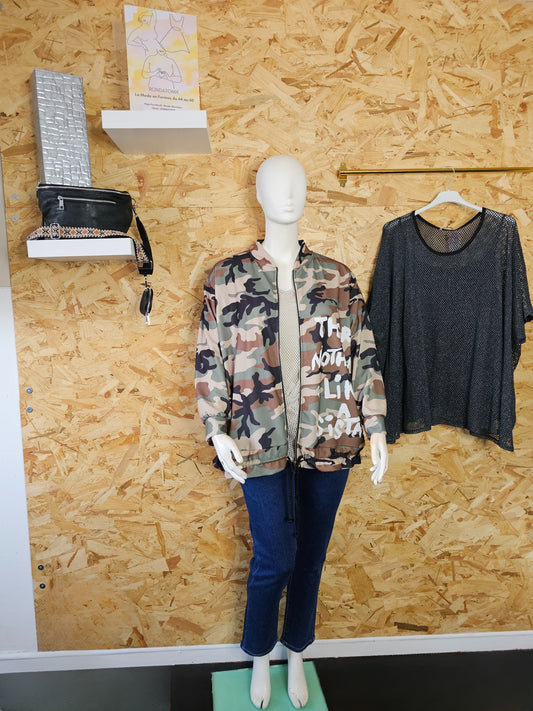 Veste type bombers, inspiration militaire