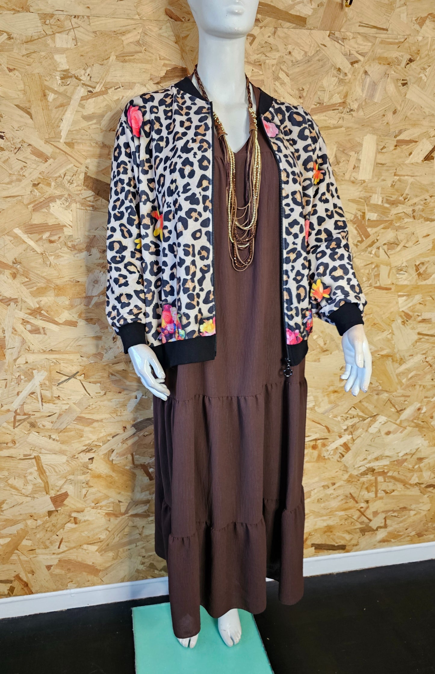 Bombers léopard fleuri