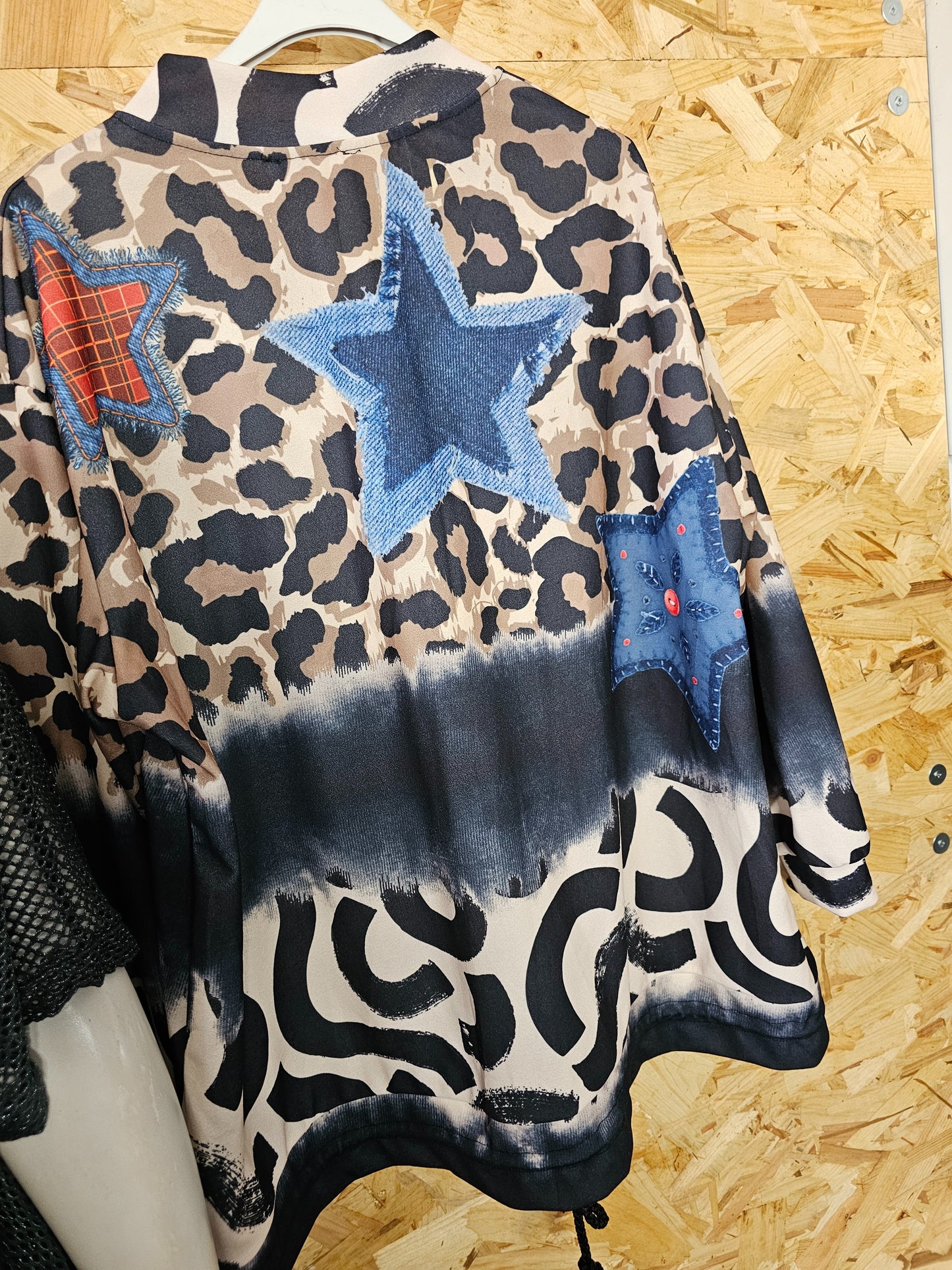 Veste type bombers, inspiration léopard