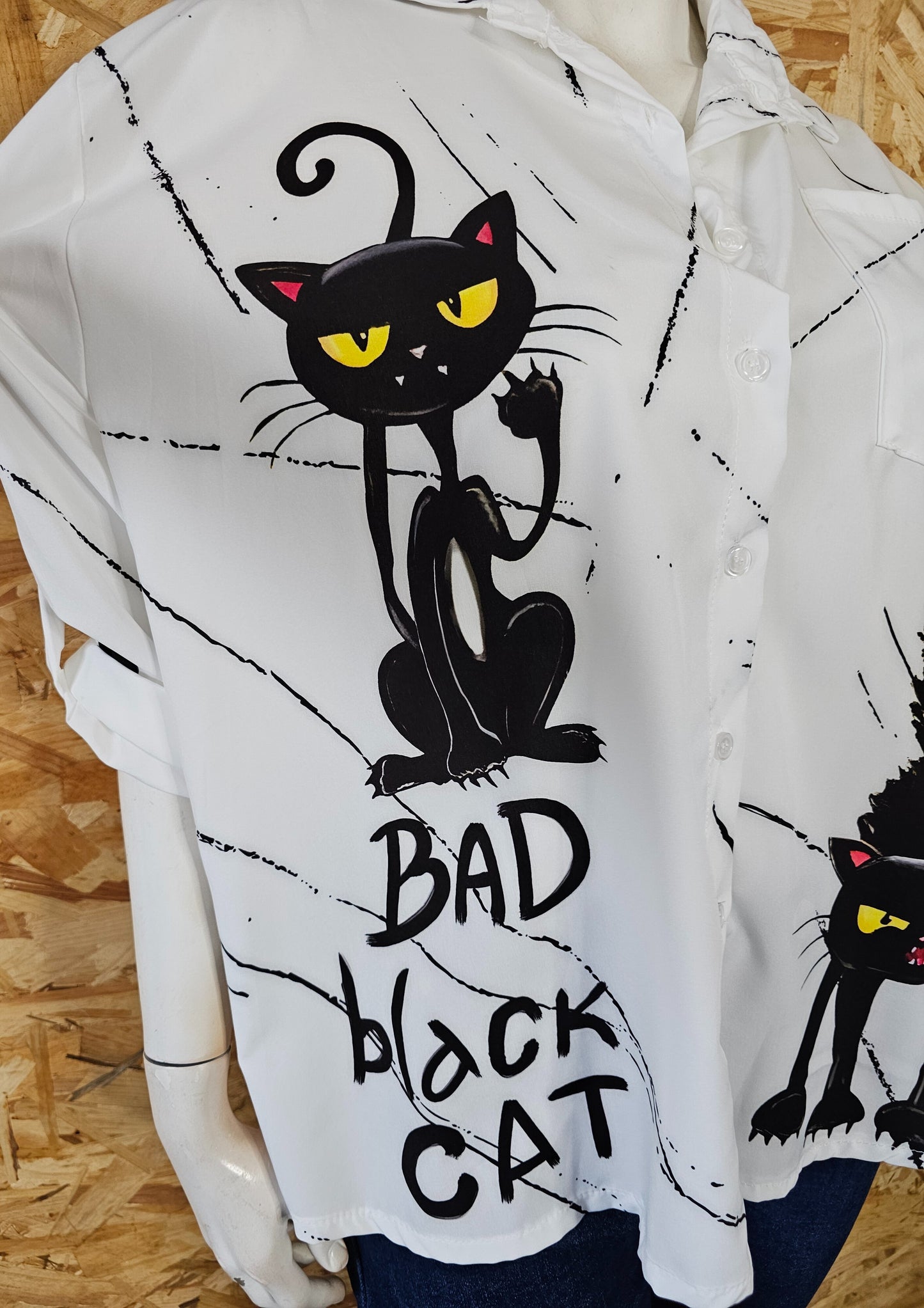 Chemise "Bad cat "