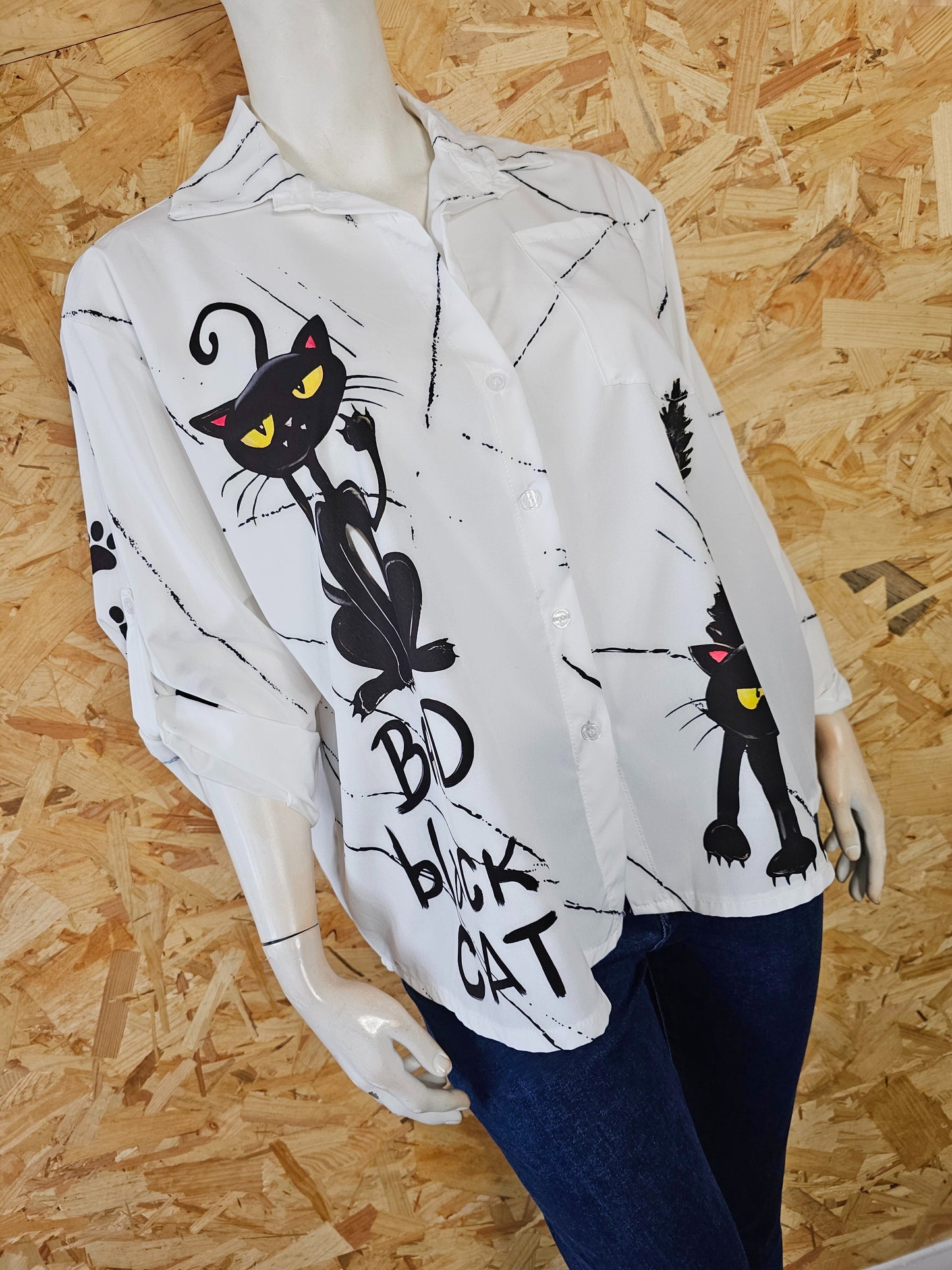 Chemise "Bad cat "