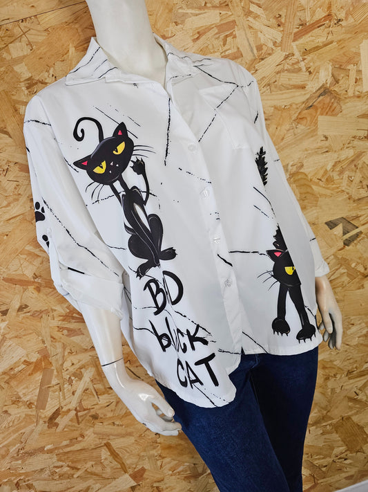 Chemise "Bad cat "