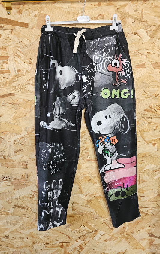 Pantalon stretch animation Snoopy