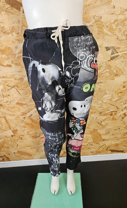 Pantalon stretch animation Snoopy