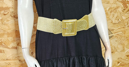 Ceinture large or ou argent