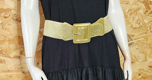 Ceinture large or ou argent