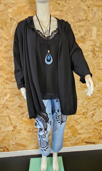 Veste sweat coton lycra