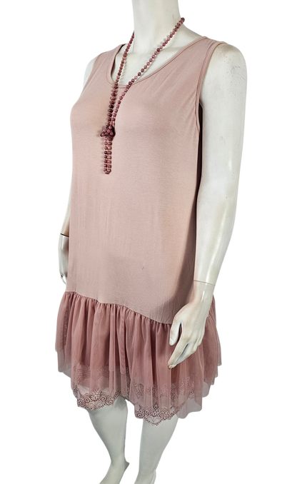 Fond de robe tulle et dentelle