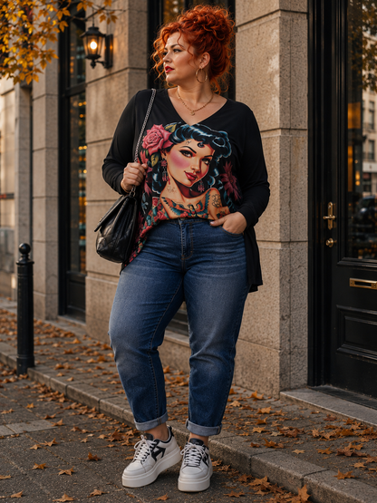 Tunique Pin-up maille lycra