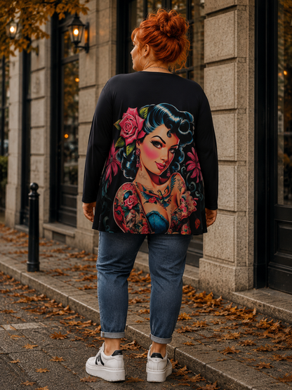 Tunique Pin-up maille lycra