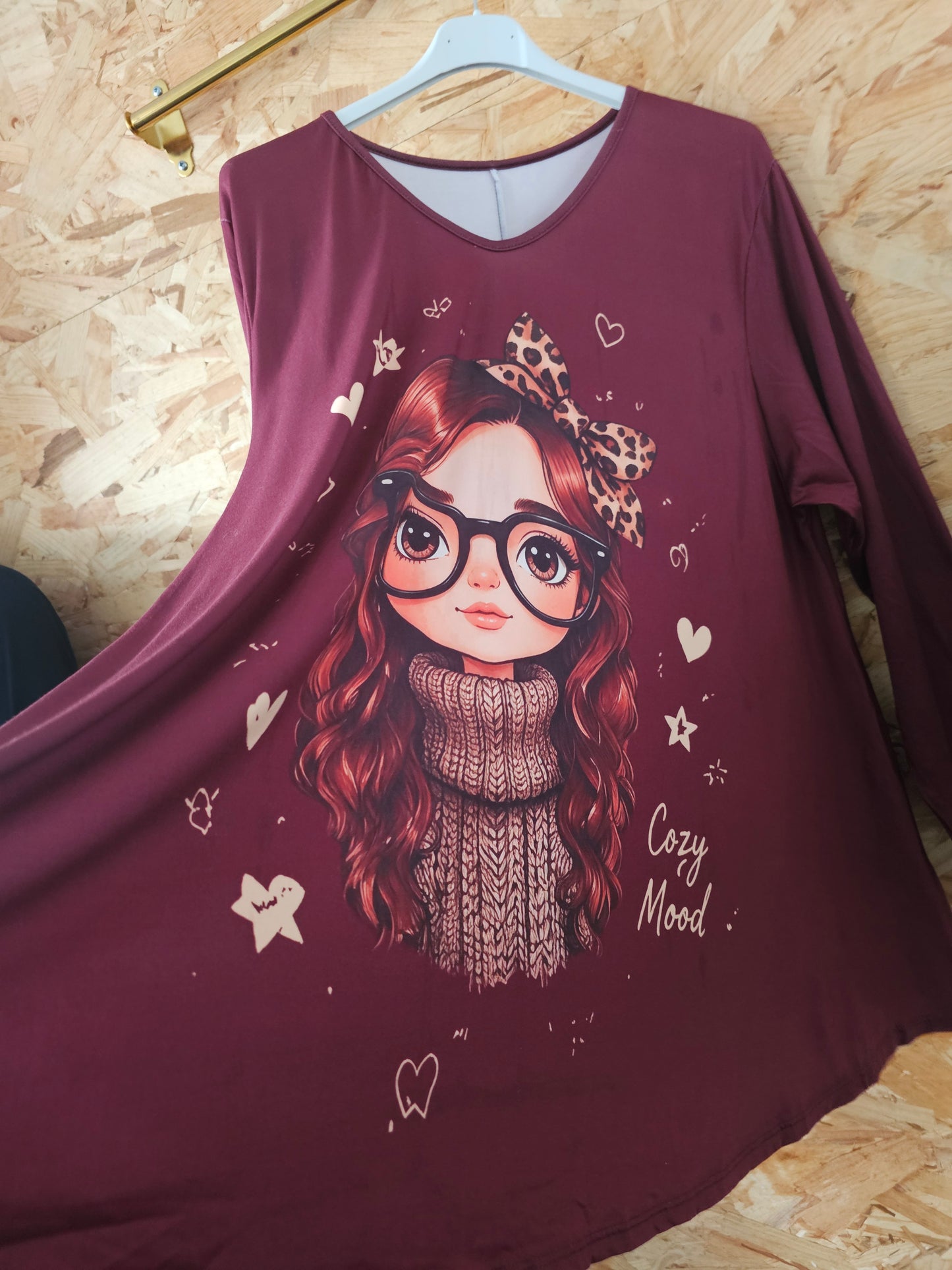 Tunique demoiselle à lunettes