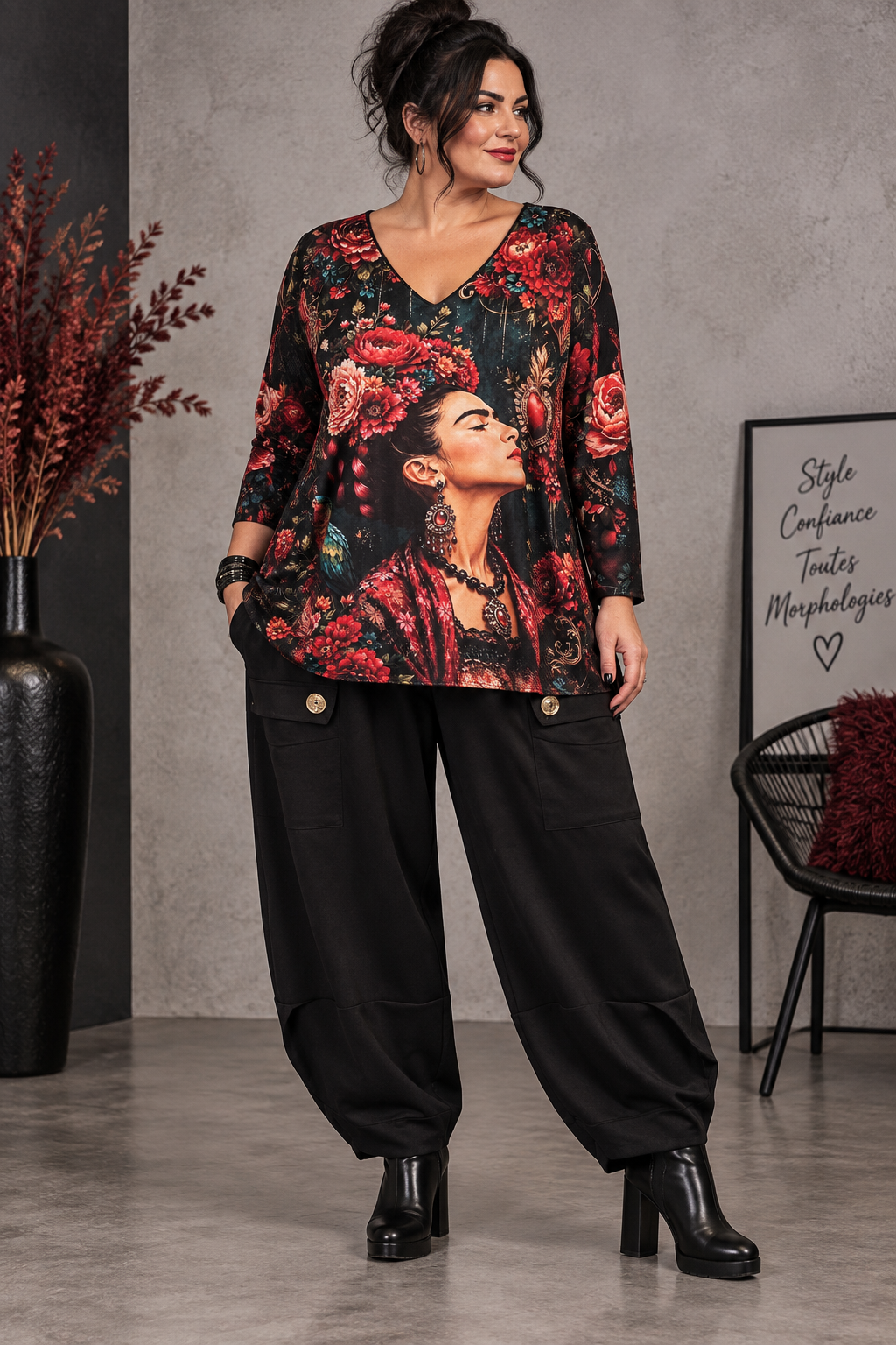 Tunique Frida florale