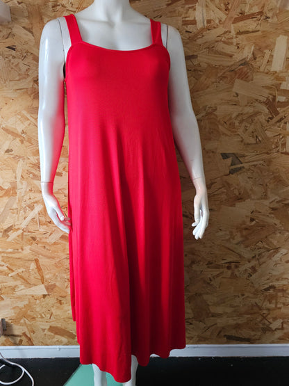 Robe maille côtelée à bretelles