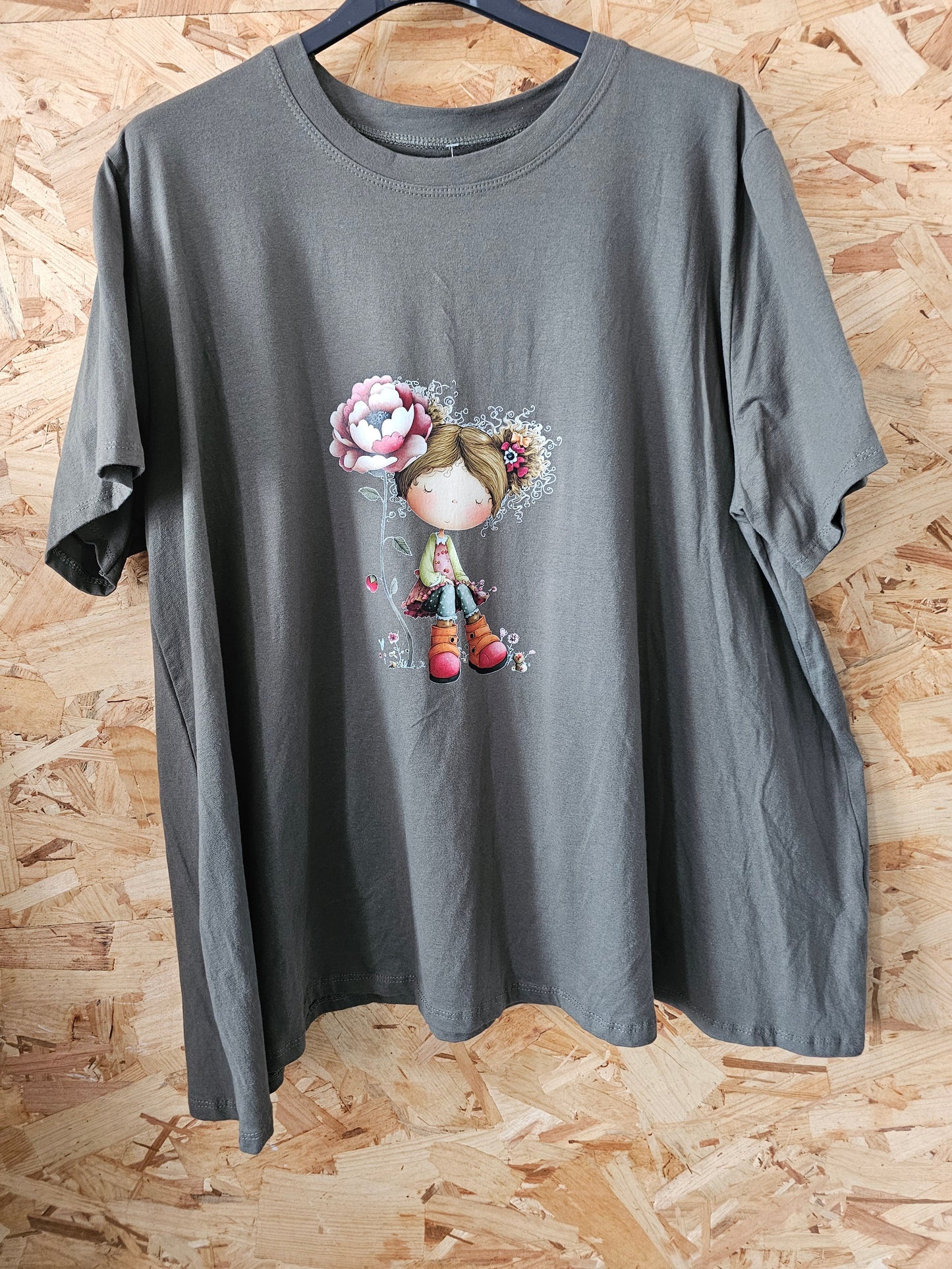 Teeshirt flocage fillette
