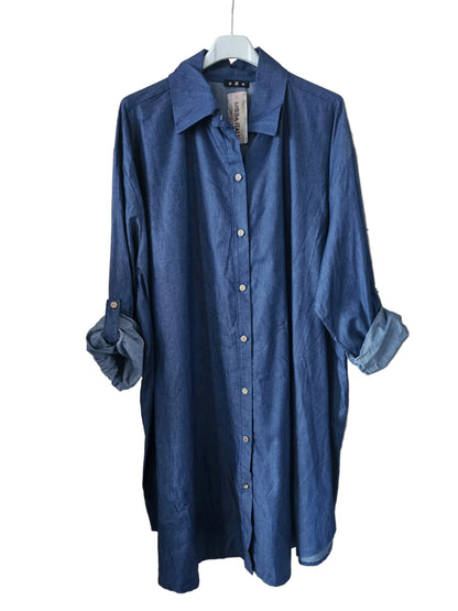 Robe chemise jean