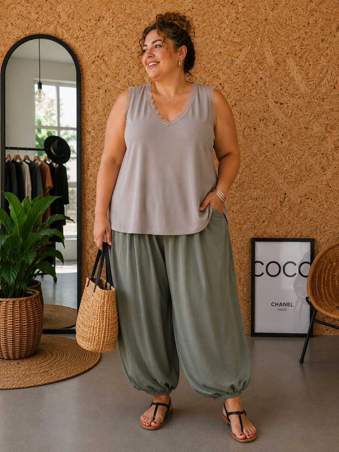 Pantalon bombacho