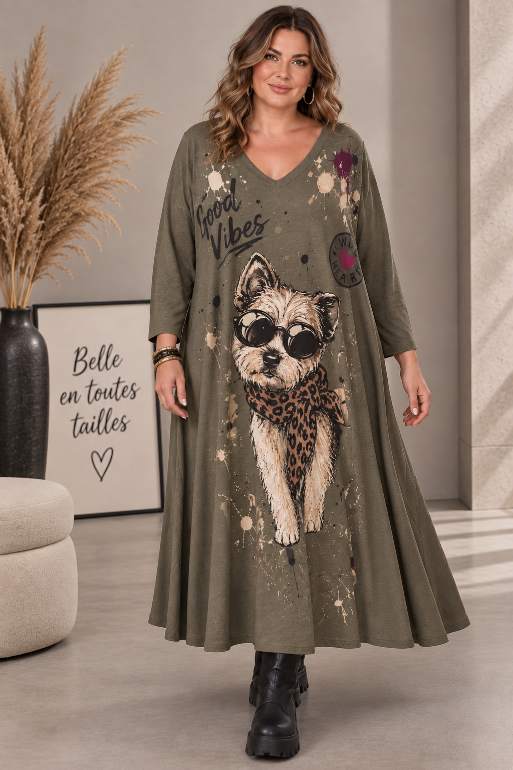 Robe kaki doggy