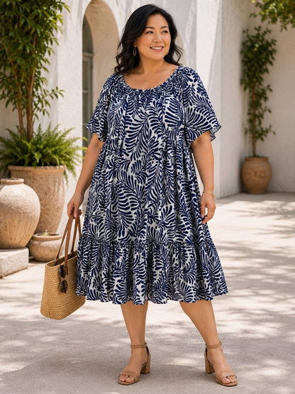 Robe courte inspiration ethnique