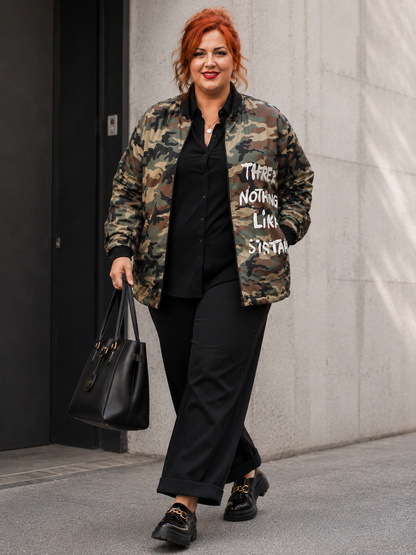Veste type bomber, inspiration militaire