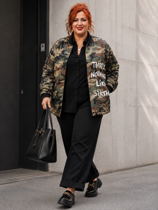Veste type bomber, inspiration militaire