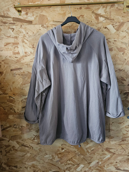 Veste sweat coton et sequins