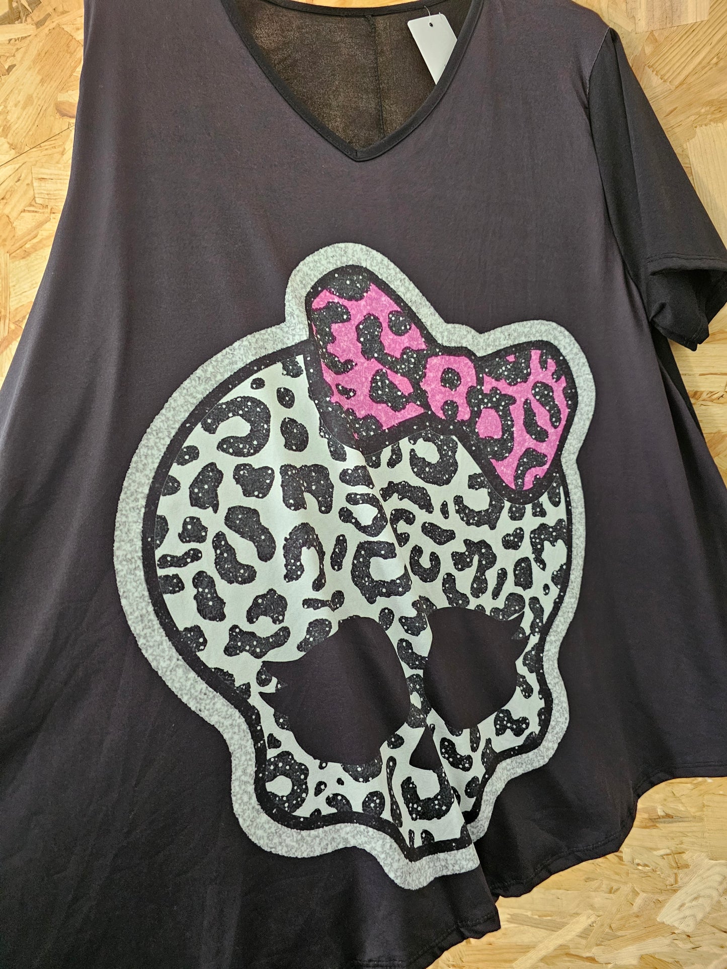 Teeshirt évasé calavera so cute